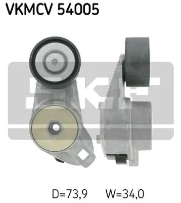 Multi-V tensioner kit, CV Renault 