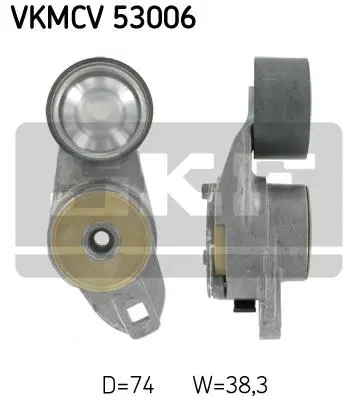 Multi-V tensioner kit, CV RENAULT 