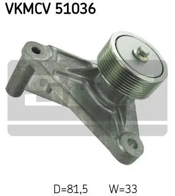 Multi-V idler kit, CV MERCEDES 