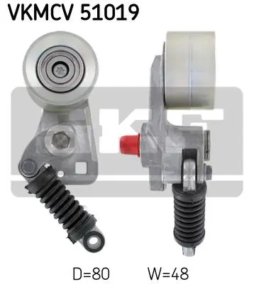 Multi-V tensioner kit, Mercedes SKF 