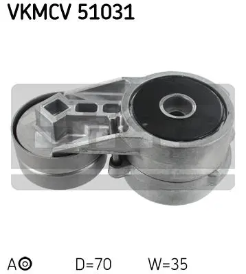 Multi-V tensioner kit, CV Mercedes 