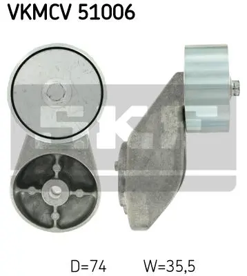 Multi-V idler kit, CV MERCEDES-BENZ 
