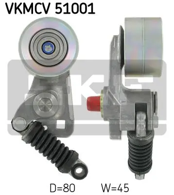 Multi-V tensioner kit, CV Mercedes 