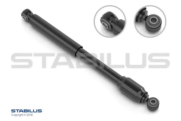 Gassdemper MB N -Lengde 538mm Stabilus 