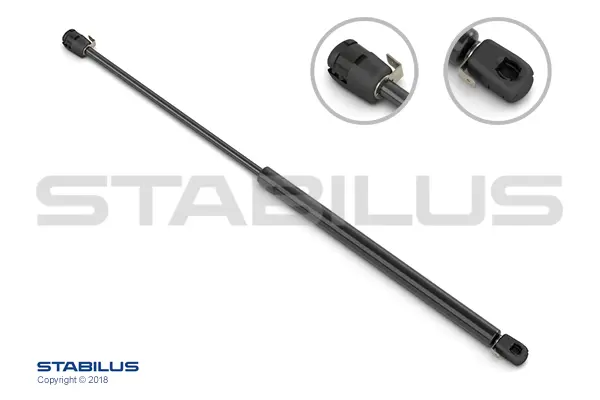Gassdemper MB Lengde -Lengde 538,5mm Stabilus 
