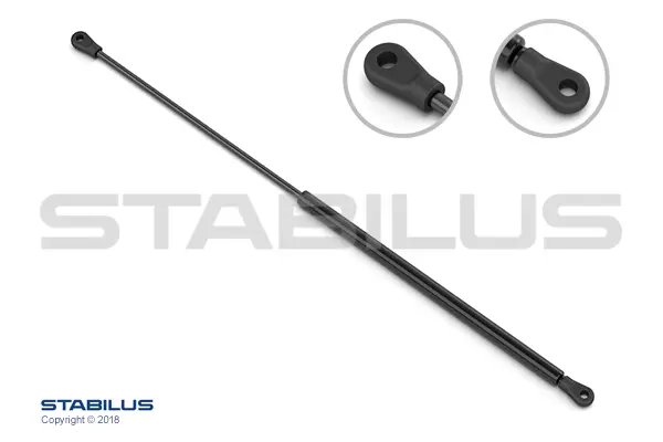 Gassdemper Iveco 50N -Lengde 127,5mm Stabilus 