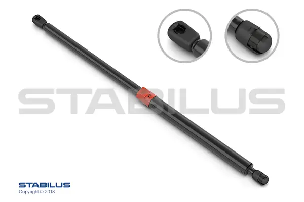 Gassdemper MB 650N -Lengde 537mm Stabilus 