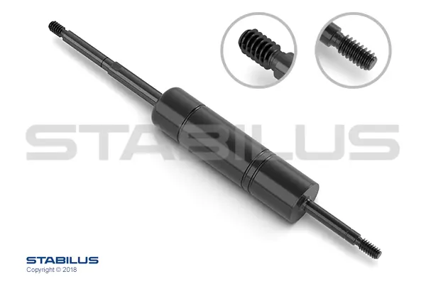 Gassdemper MB N -Lengde 107mm Stabilus 