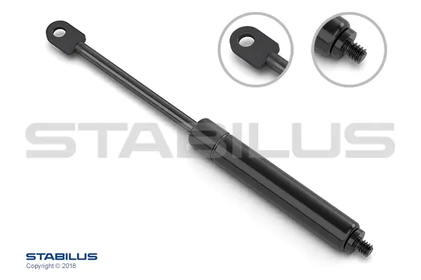 Gassdemper Volvo 400N -Lengde 181,5mm Stabilus 