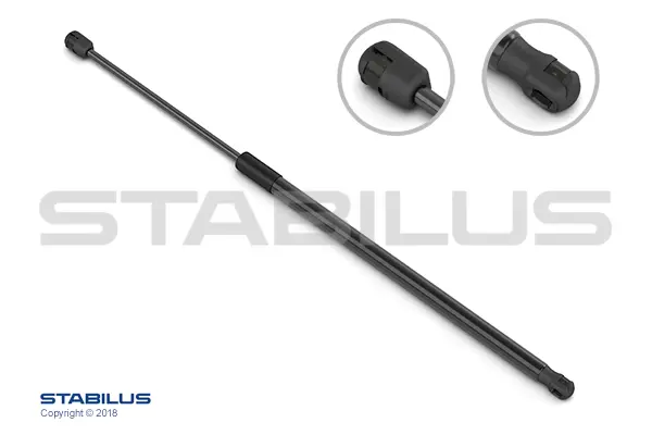 Gassdemper MB 650N -Lengde 667mm Stabilus 