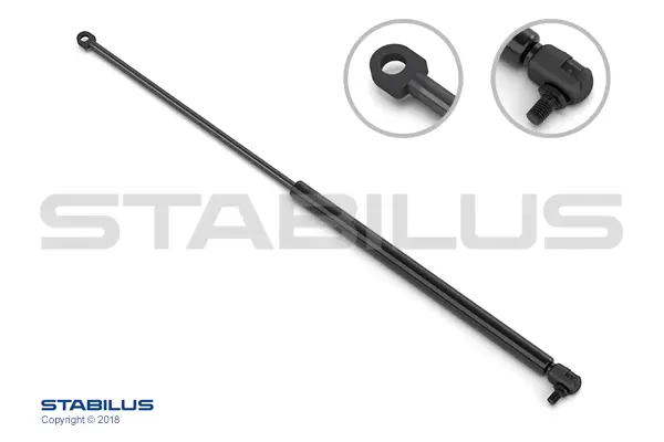 Gassdemper MB 420N -Lengde 735mm Stabilus 