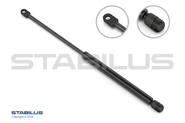 Gassdemper Man 150N -Lengde 195,5mm Stabilus 