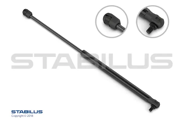 Gassdemper Daf 400N -Lengde 500mm Stabilus 