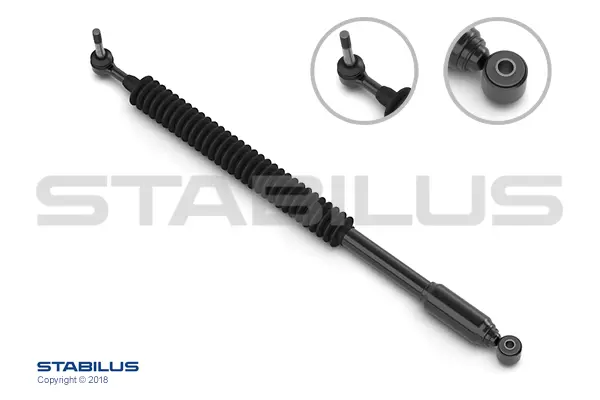 Gassdemper Man N -Lengde 876,5mm Stabilus 