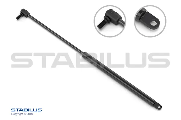 Gassdemper Daf 400N -Lengde 530mm Stabilus 