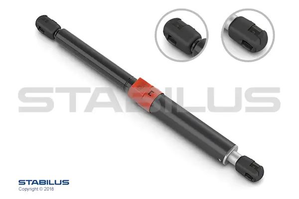 Gassdemper MB 220N -Lengde 537mm Stabilus 