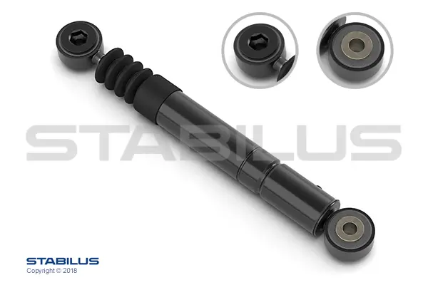 Gassdemper MB N -Lengde 207mm Stabilus 