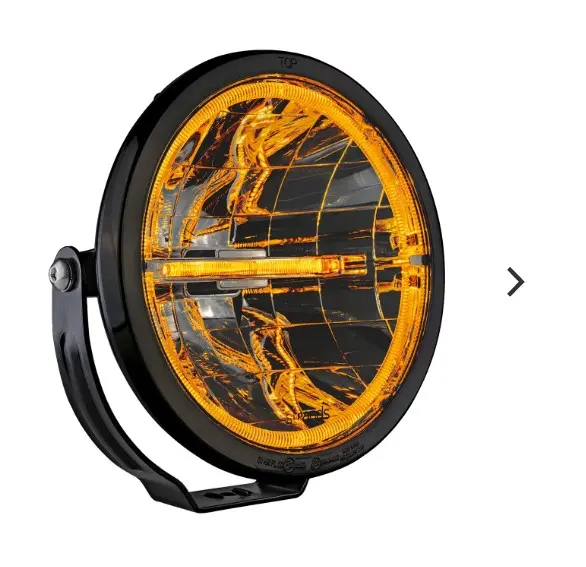 Fjernlys AMBASSADOR DRIVING LIGHT 9” Dark Edition TINTED LENS/DUAL COLOR 