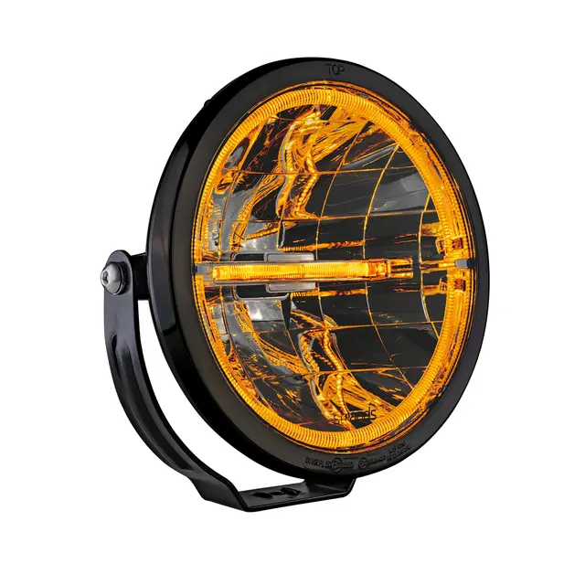 Fjernlys AMBASSADOR DRIVING LIGHT 9” Dark Edition TINTED LENS/DUAL COLOR 