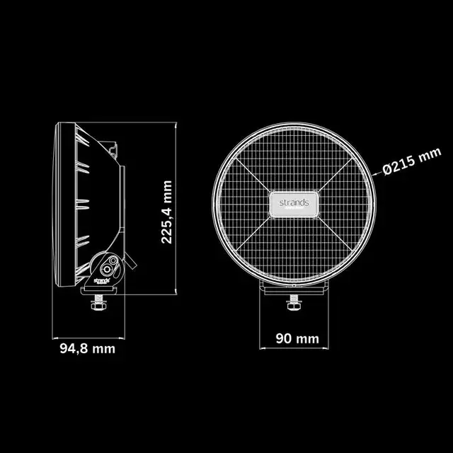IZE LED OG DRIVING LIGHT 9" Strands 