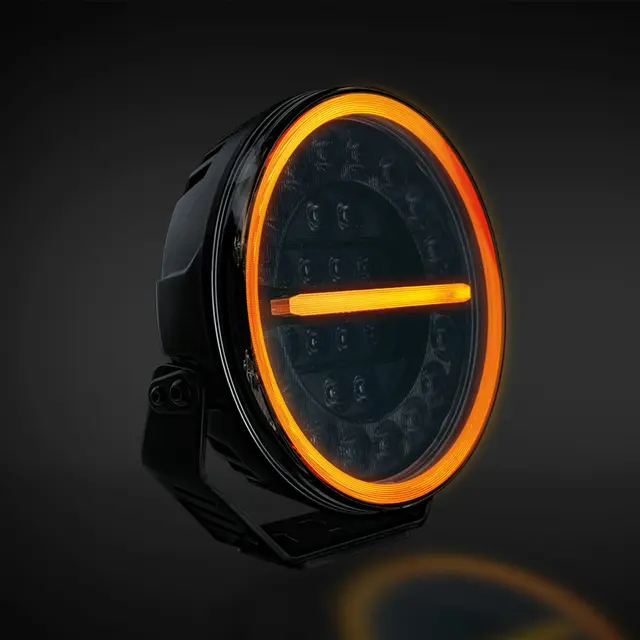 FIREFLY DRIVING LIGHT 9" PROFFS SVART Strands 