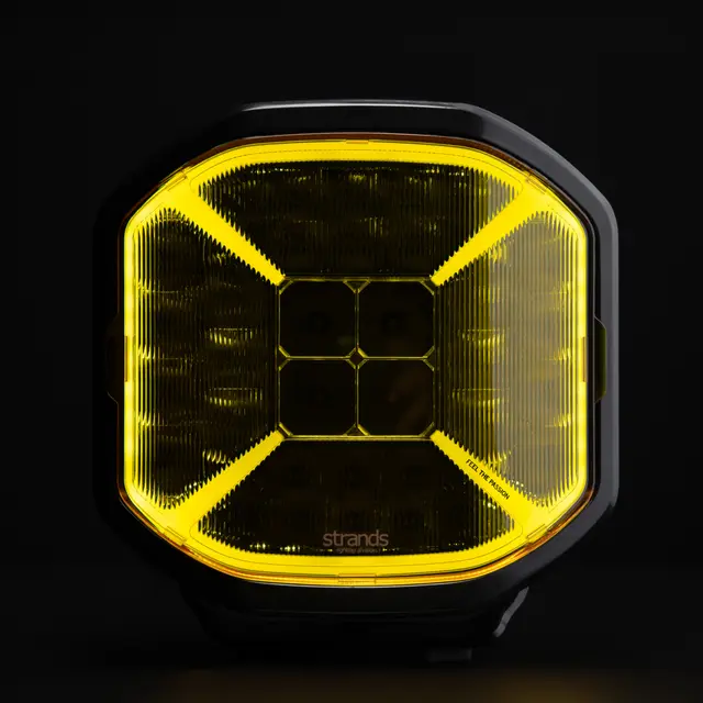 SIBERIA X DRIVING LIGHT 9" AMBER/ WHITE Strands 