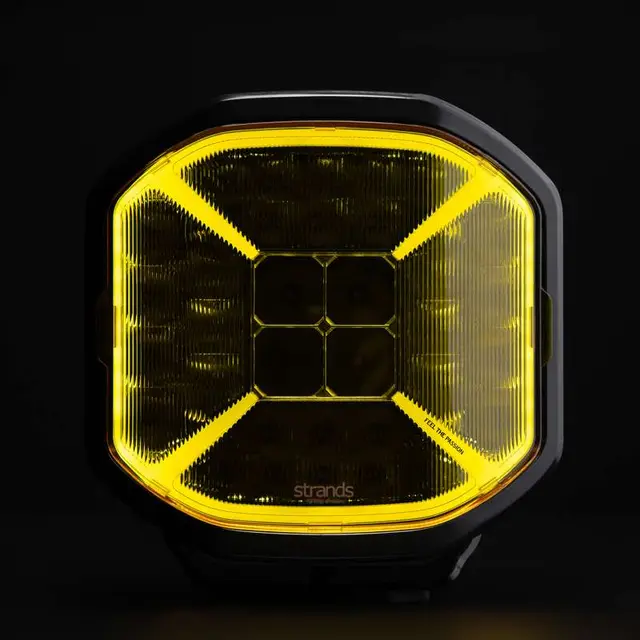 SIBERIA X COVER YELLOW FLOOD LENS 7" Strands 