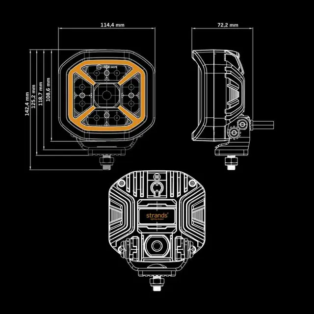 Siberia X4" ekstralys IkkeE-merket Strands Lighting Division 