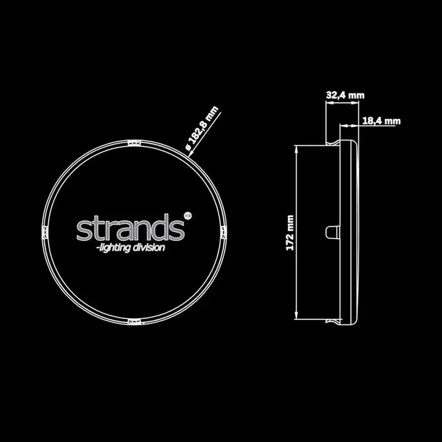 SIBERIA NR/XP DARK LENS COVER 7" Strands 