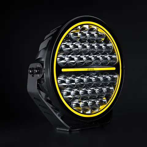 SIBERIA XP DRIVING LIGHT 9" YELLOW / WHI Strands