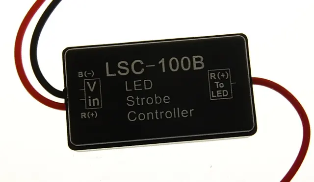 Strobe kontroller 12/24V konstant blixlys 