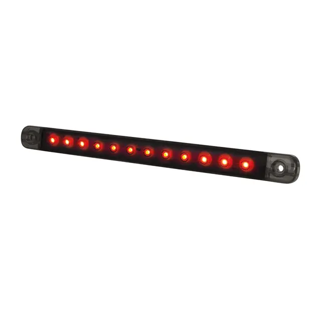 DARK KNIGHT SLIM BAK/BREMS RØD 9 LED 