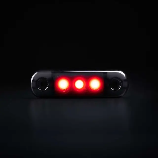 Markeringslys Super Slim Super Dark Rød Strands 