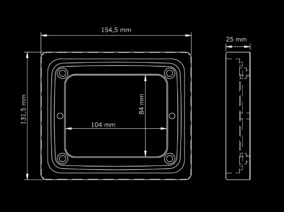 IZE LED FRAME SINGLE Strands Lighting devision 