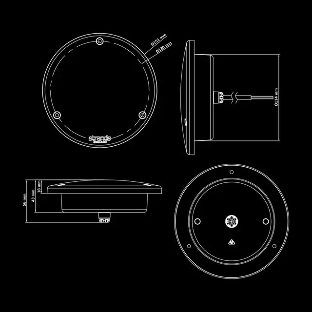 FOR9T ORBI , Tail/brake/indicator light Strands Lighting Division 