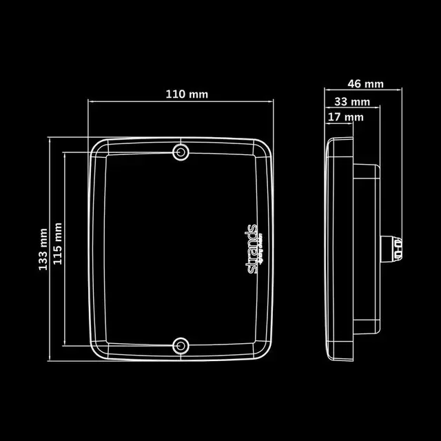 FOR9T ILLUSION, Tail/brake light Strands Lighting Division 