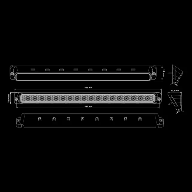 NUUK E-LINE SCENE LIGHT 80W Strands Lighting Division 