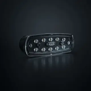 NUUK E-LINE BLACK R ryggelys, 13W Strands Lighting Division