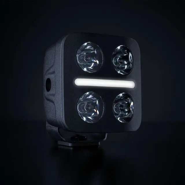 NUUK D-LINE QBA DRIVING LIGHT 3", Square Ikke E-merket 