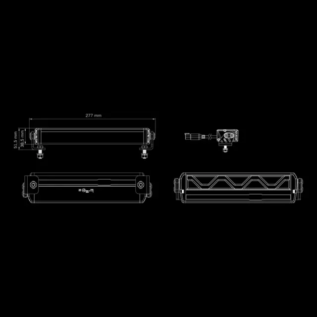 FIREFLY LED BAR 10" Strands 