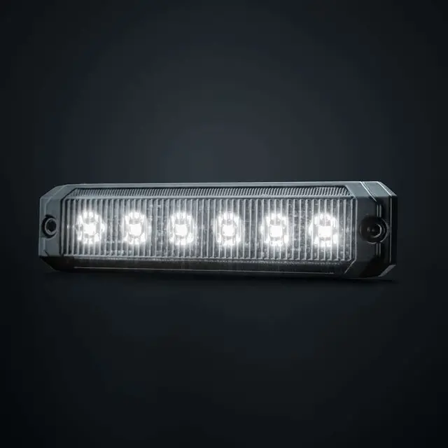 Dark Knight SM6 Varsellys - Hvit Strands Lighting Division 