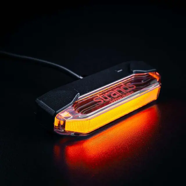 Markeringslys Firefly See Me Double Burn Hvit/Orange - Strands 