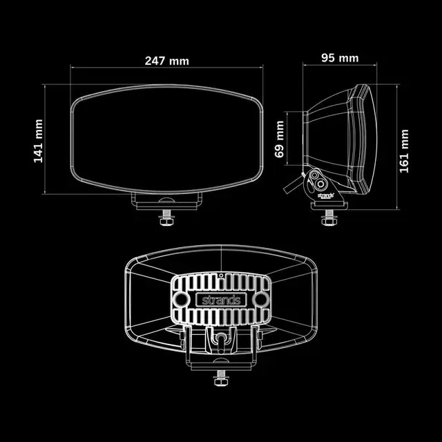 IZE LED OG ekstralys OVAL Strands 