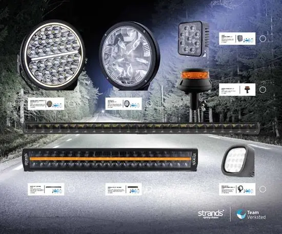 Demo display stor Strands Lighting Division 