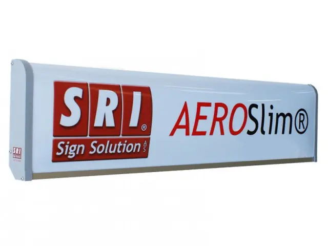 Ljusskylt Aeroslim 30x140cm 