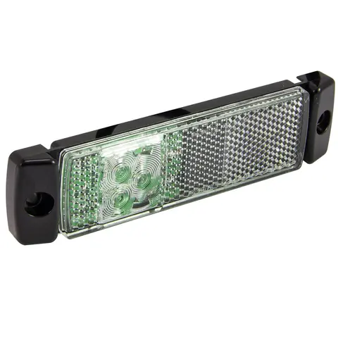 Markeringslys 24V HVIT 3 LED,500MM E-Merkt