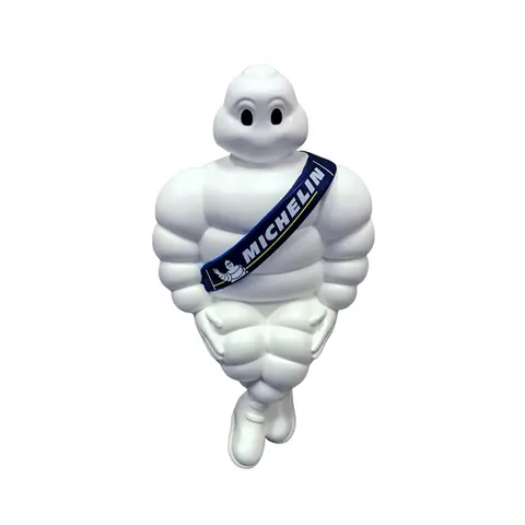 Michelingubbe 40 cm hög inkl certifikat Feste og monterings sats ingår