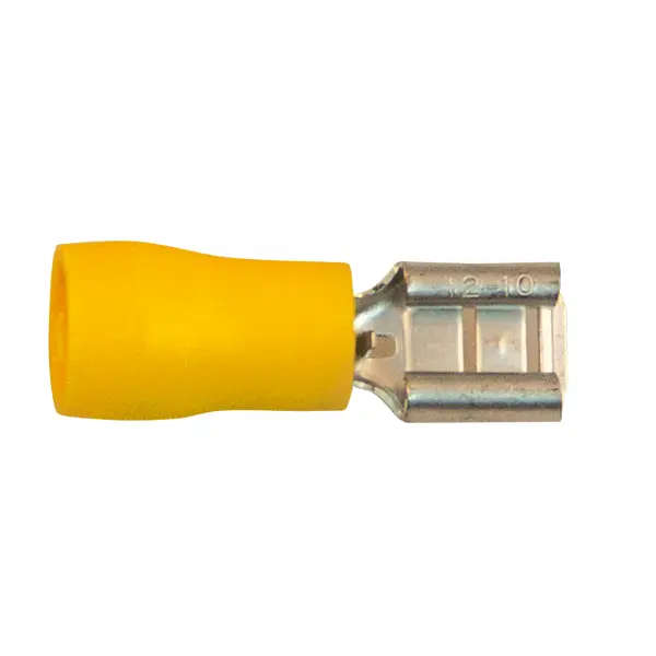 Flatstifthylsa Gul 6,3mm Strands 