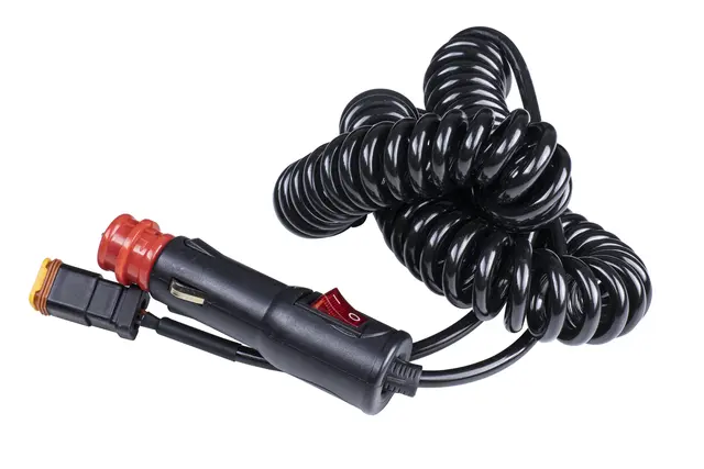 Strands Kabel med DT-kontakt + ciggplugg Strands 