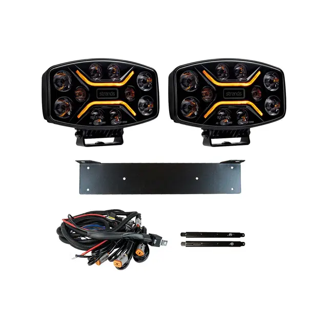 KOMPLETT KIT 2x DARK KNIGHT INSANE LED Strands 